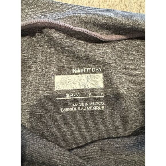 Nike Dri-FIT Kids Size Small Crew Neck Sleeveless Athletic Tank Top Gray - Picture 3 of 3